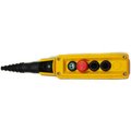 Springer Controls Co T.E.R., F70AY12020000001 MIKE Pendant, 4 Button, Yellow, 1-Speed Buttons F70AY12020000001